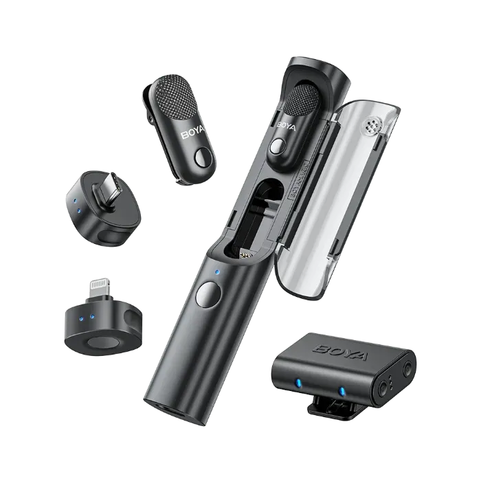 Image of the Boya Magic microphone system
